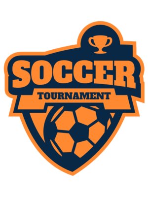 Soccer Tournament league logo template